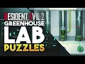 RE2 Greenhouse Lab Puzzle Codes 1st 2nd Solution Resident Evil 2 Remake