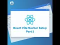 React Vite Construction Website Tutorial Part 1 Navbar Routing Setup with Plain CSS No Tailwind