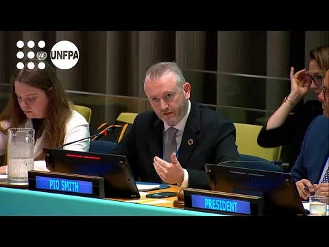 UNFPA Deputy Executive Director a.i. Mr. Pio Smith at the ECOSOC Youth Forum