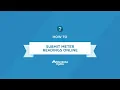 How to submit meter readings online