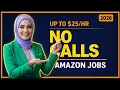 4 Amazon Work from Home Jobs - No Experience No phone Calls