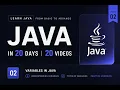 Java Variables Data Types Day 2 of 20 Java Full Course for Beginners