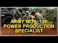 Army MOS 12P