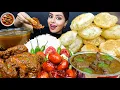 ASMR Eating Spicy Whole Chicken Curry,Liver Curry,Poori Masala,Rice Big Bites ASMR Eating Mukbang
