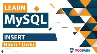 MySQL Insert Tutorial in Hindi Urdu