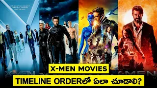how to watch x men movies in timeline order