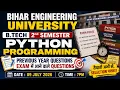 Python Programming B tech 2nd Sem Previous Year Questions Most Expected Questions