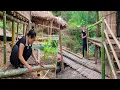 Lagu Single Mom Builds Incredible Bamboo Stilt House Alone | Off-Grid Forest Life