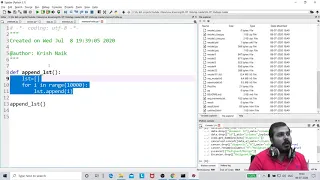 Live Summary - Memory Profiler In Python