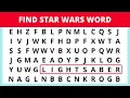 Find the Star Wars word Words Game Word Search Game - Star Wars vocabulary Word Search Puzzles
