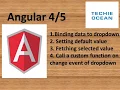 Angular 13 How to selected Default in SelectList