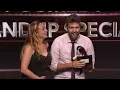 Dylan Macdonald Accepts His Father HCA Awards