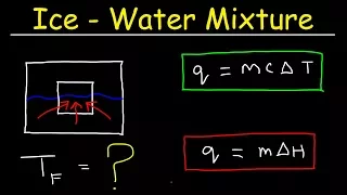 final temperature of ice and water mixture how many grams of ice will melt