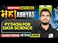 Python For Data Science Most Asked Questions DA GATE 2026 Maha Abhyas