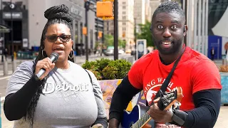 A Crowd Forms When Detroit Mom Sings THIS