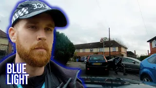 Cops Chase Dangerous Dealer Through Estate FULL EPISODE Blue Light
