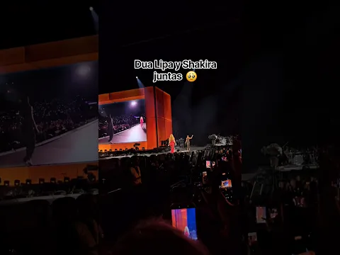 Shaki invita a Dua Lipa a cantar Antología juntas en Madrid 🥹 #shakira #viral #shorts