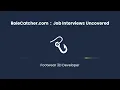 Footwear 3D Developer Job Interviews Uncovered