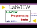 Boolean Operations AND OR XOR NOT and NAND Operation using LABVIEW
