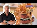 Guy Fieri Eats MILE-HIGH Meatloaf at a New Jersey Diner Diners Drive-Ins and Dives Food Network