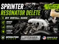 Mercedes Sprinter Resonator Delete Install Guide Fix Boost Leaks Turbo Lag