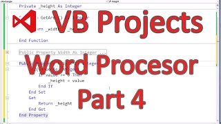 VB NET 2013 - Word Processor Part