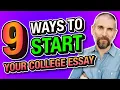 How to Hook Your Reader Write Better College Essay Openings