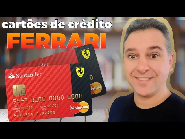 CARTÃO DE CRÉDITO FERRARI SANTANDER.CARTÃO DE CRÉDITO ALTA RENDA
