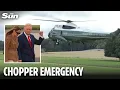 Download Lagu Donald Trump’s helicopter forced to make emergency landing in UK with President and Melania on board
