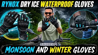 Rynox Dry Ice Insulated Waterproof Riding Gloves | Best Monsoon & Winter Gloves | Great Freedom Sale