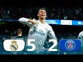 Download Lagu Real Madrid vs PSG (5-2 agg) UCL 2017-2018 / Round of 16 / 1,2 Leg / All Goals \u0026 Highlights
