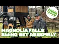 Backyard Discovery Magnolia Falls Swing Set from Costco Assembly 12 Hours