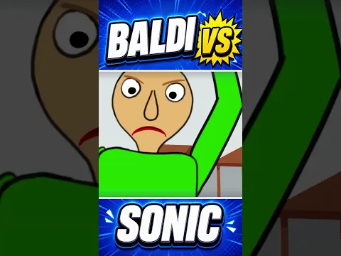 Sonic vs Baldi… This Was a BAD Idea 😂