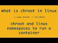 chroot Linux How chroot is used while running containers chroot examples