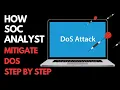 How SoC Analyst Mitigate DoS Attack Step by Step Process