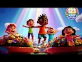 Let’s Zoom & Bloom! The Happy Garden Race Song | @123kidshub  Style Kids Song