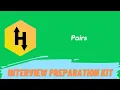 HackerRank Pairs problem solution in Python programming language Interview Preparation Kit