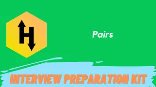 HackerRank Pairs problem solution in Python programming language Interview Preparation Kit