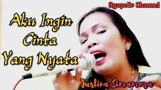 Download AKU INGIN CINTA YANG NYATA - RINTO HARAHAP - COVER JUSLINA SIMAMORA MP3