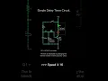 Simple delay timer circuit