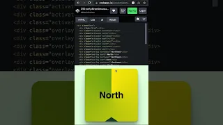 CSS direction-aware hover effect