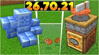 Update DISC PRESS, BLANK DISC, POCKET JUKEBOX Minecraft Beta 26.70.21