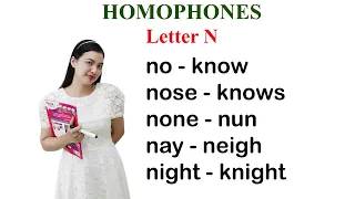 Homophones | Letter N | Common Words That Sound the Same
