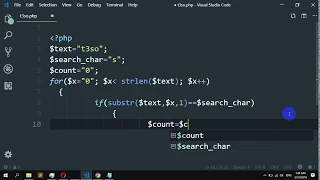 How to Count a specified characters in a string in PHP