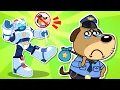 Download Lagu 😮 Oh, Wow! A New Robot Cop? 🤖 Will Woof Be Able to Keep His Job? 🐾Stories for Kids by Fire Spike 🔥