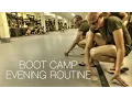 How Marine Recruits Finish A Day At Boot Camp - Evening Routine