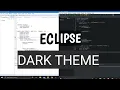 Best dark theme for Eclipse IDE How to enable dark theme in Eclipse IDE