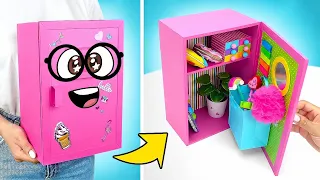 DIY School Locker ✏️ Easy Back-to-School Organizer by Slime Sam