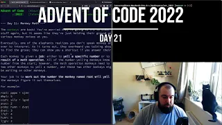 Advent of Code 2022 - Day 21