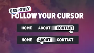 Make this fun effect that follows your cursor pure CSS